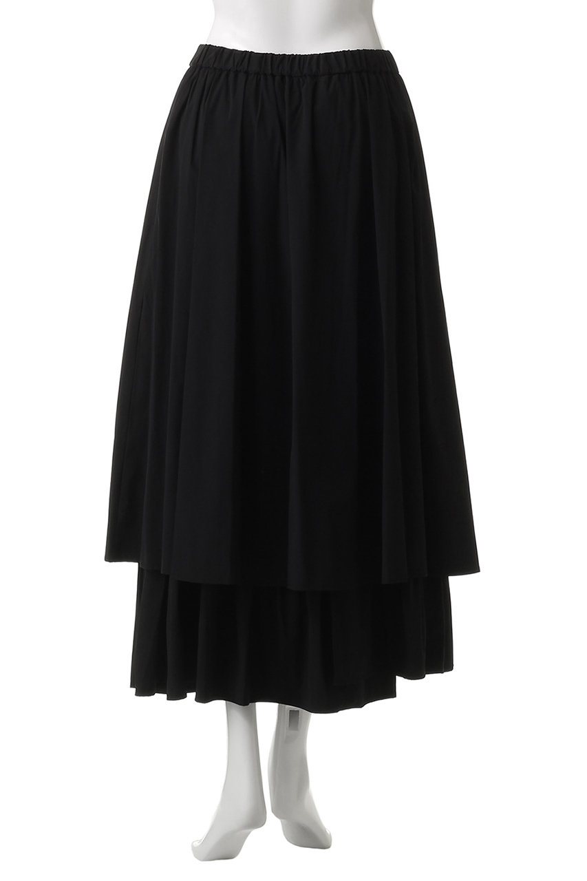 ◆新品◆ナゴンスタンス　nagonstans 膝丈スカート　完売品　黒Sサイズ nagonstans(ナゴンスタンス)｜layer volume skirt/スカート/Salt