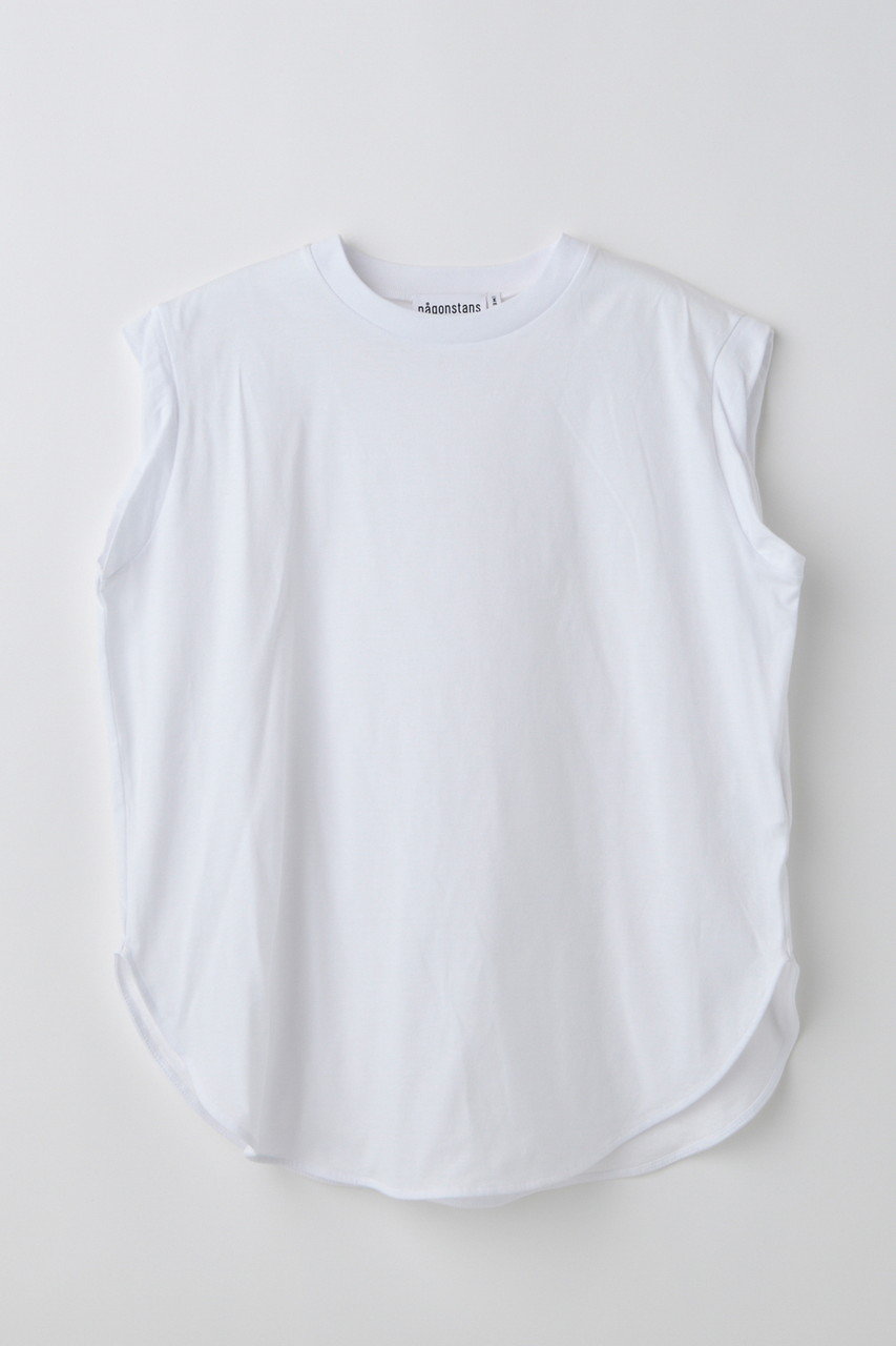 nagonstans round-hem tank top/タンクトップ (Salt, M) ナゴンスタンス ELLE SHOP nagonstans round-hem tank top/タンクトップ (Salt, M) ナゴンスタンス ELLE SHOP
