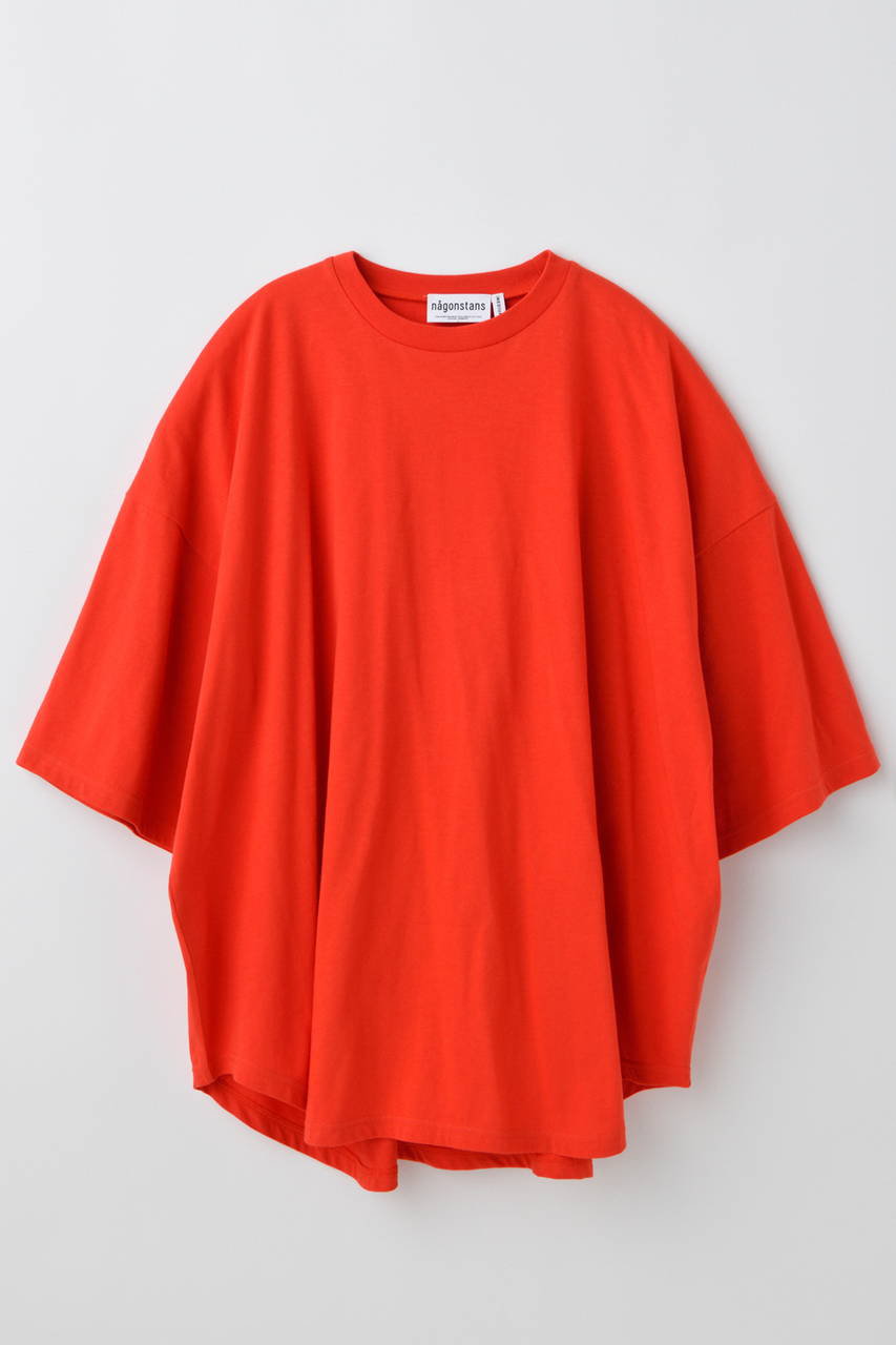 nagonstans curve-hem t-shirt/Tシャツ (Chili, M) ナゴンスタンス ELLE SHOP nagonstans curve-hem t-shirt/Tシャツ (Chili, M) ナゴンスタンス ELLE SHOP