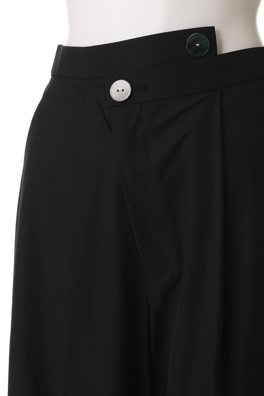 パンツ nagonstans loose tuck pants nagonstans(ナゴンスタンス)｜tuck wide pants/パンツ/Black の