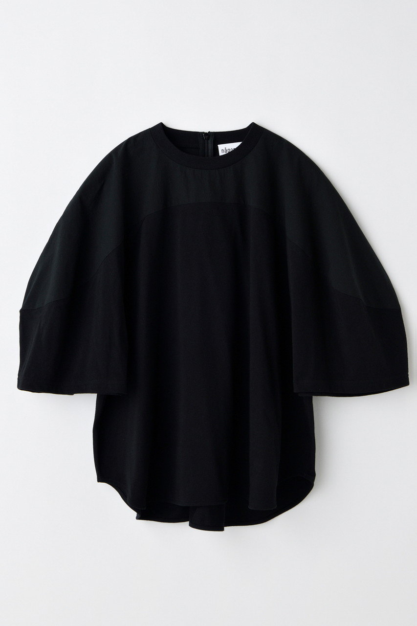 nagonstans half-sleeves t-shirt/Tシャツ (Black, M) ナゴンスタンス ELLE SHOP nagonstans half-sleeves t-shirt/Tシャツ (Black, M) ナゴンスタンス ELLE SHOP