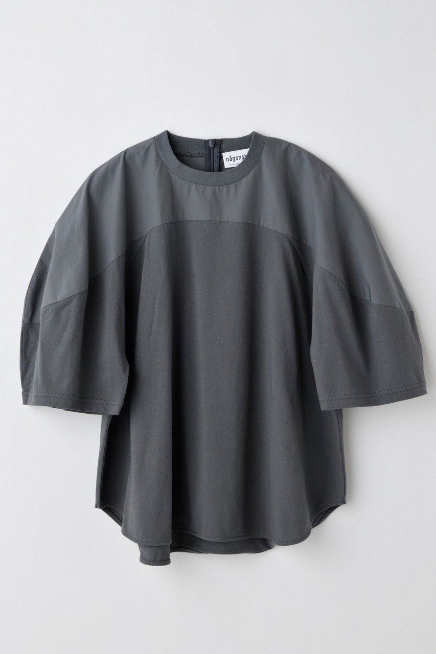 nagonstans half-sleeves t-shirt/Tシャツ (Cloud, M) ナゴンスタンス ELLE SHOP nagonstans half-sleeves t-shirt/Tシャツ (Cloud, M) ナゴンスタンス ELLE SHOP