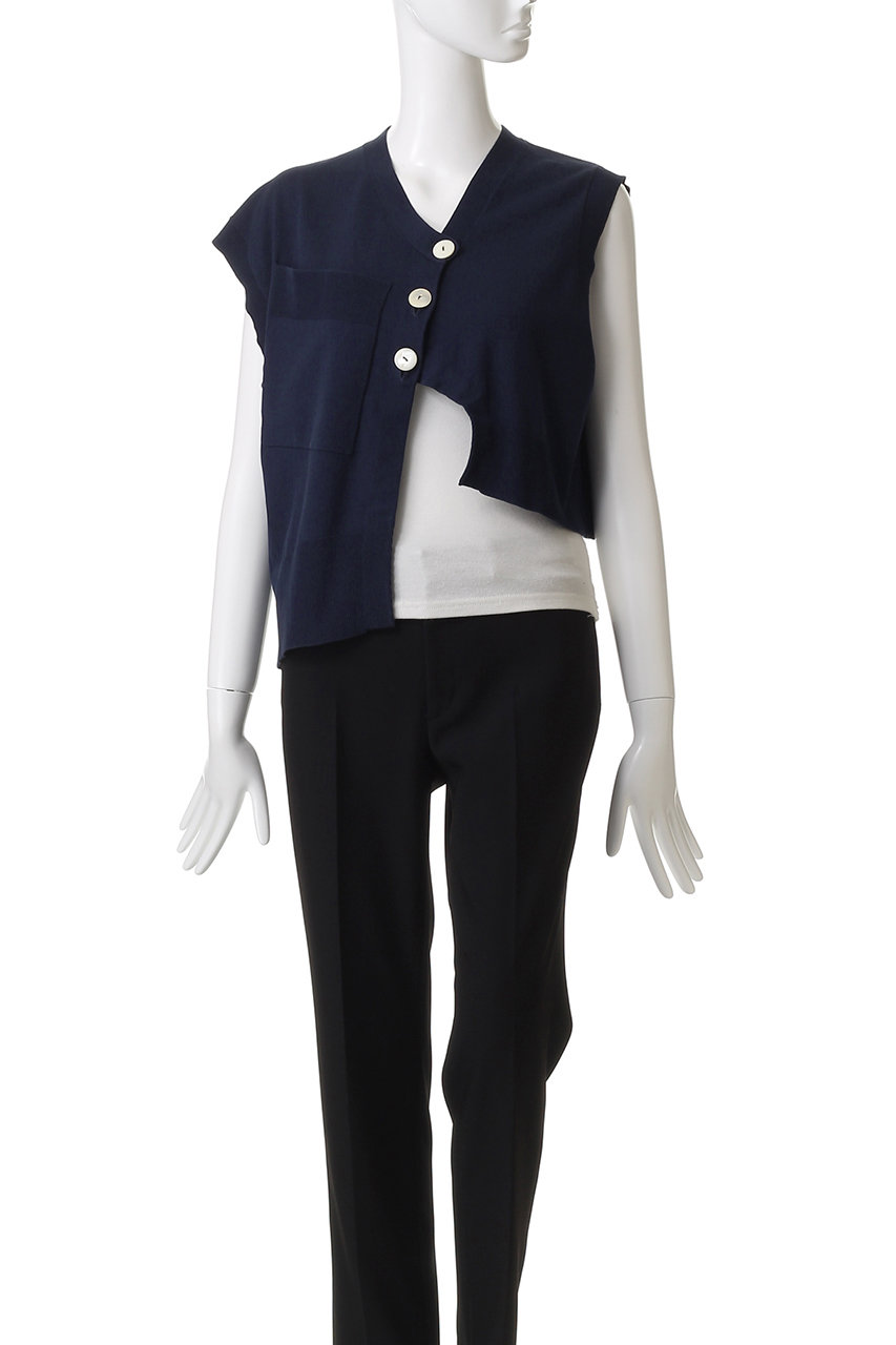 【美品】nagonstansソフトウォームクロス Pocket vest/ベスト nagonstans(ナゴンスタンス)｜ソフトウォームクロス Pocket vest
