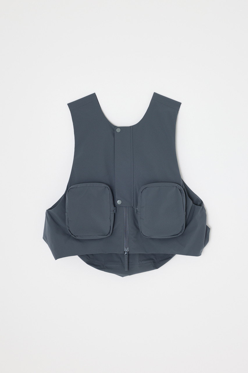 nagonstans orb pocket vest/ベスト (Cement, M) ナゴンスタンス ELLE SHOP nagonstans orb pocket vest/ベスト (Cement, M) ナゴンスタンス ELLE SHOP