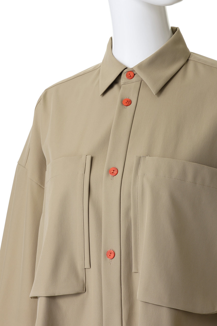 nagonstans(ナゴンスタンス)｜big shirt シャツ/Sand の通販｜ELLESHOP