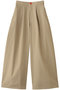 wide tuck pants パンツ ナゴンスタンス/nagonstans Sand