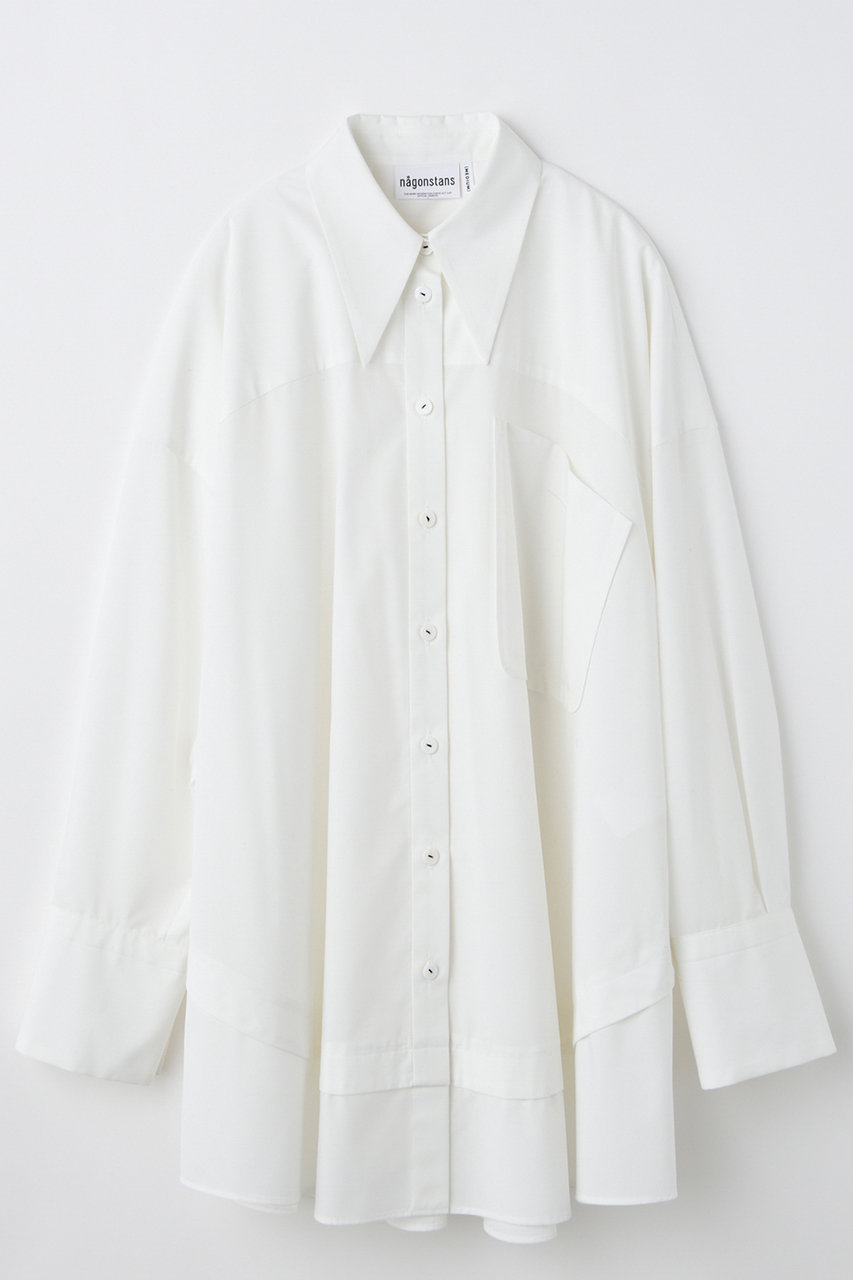 nagonstans circle shirt シャツ (Salt, M) ナゴンスタンス ELLE SHOP nagonstans circle shirt シャツ (Salt, M) ナゴンスタンス ELLE SHOP