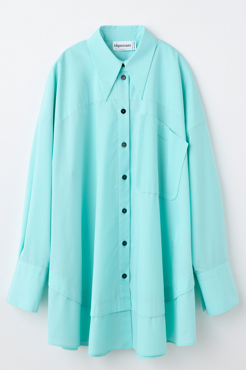 nagonstans circle shirt シャツ (Soda, M) ナゴンスタンス ELLE SHOP nagonstans circle shirt シャツ (Soda, M) ナゴンスタンス ELLE SHOP
