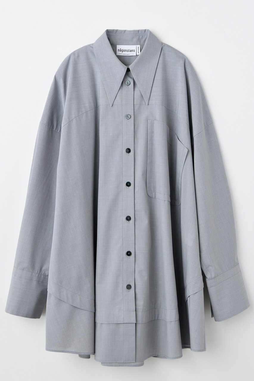 nagonstans circle shirt シャツ (Wolf, M) ナゴンスタンス ELLE SHOP nagonstans circle shirt シャツ (Wolf, M) ナゴンスタンス ELLE SHOP