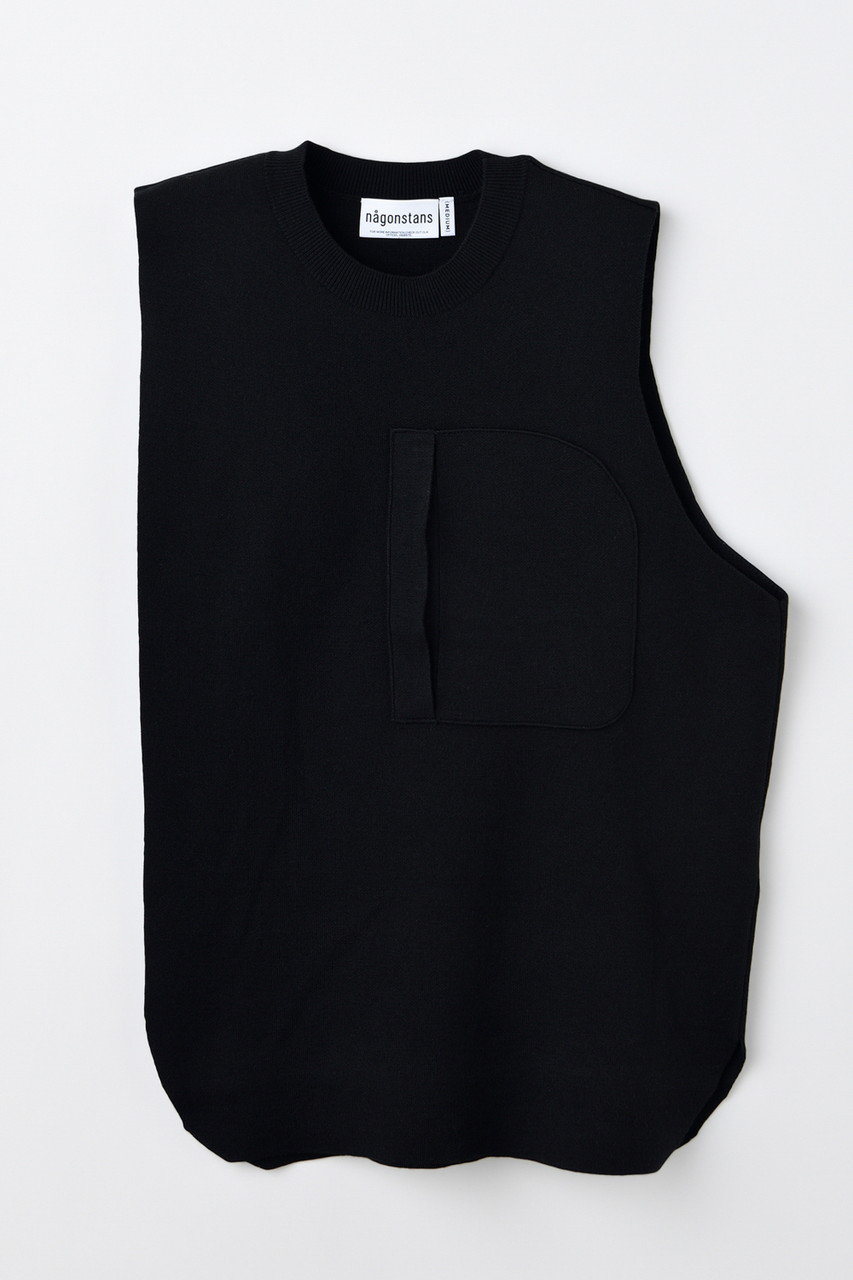 nägonstans べスト nagonstans(ナゴンスタンス)｜pocket vest ベスト/Black の通販