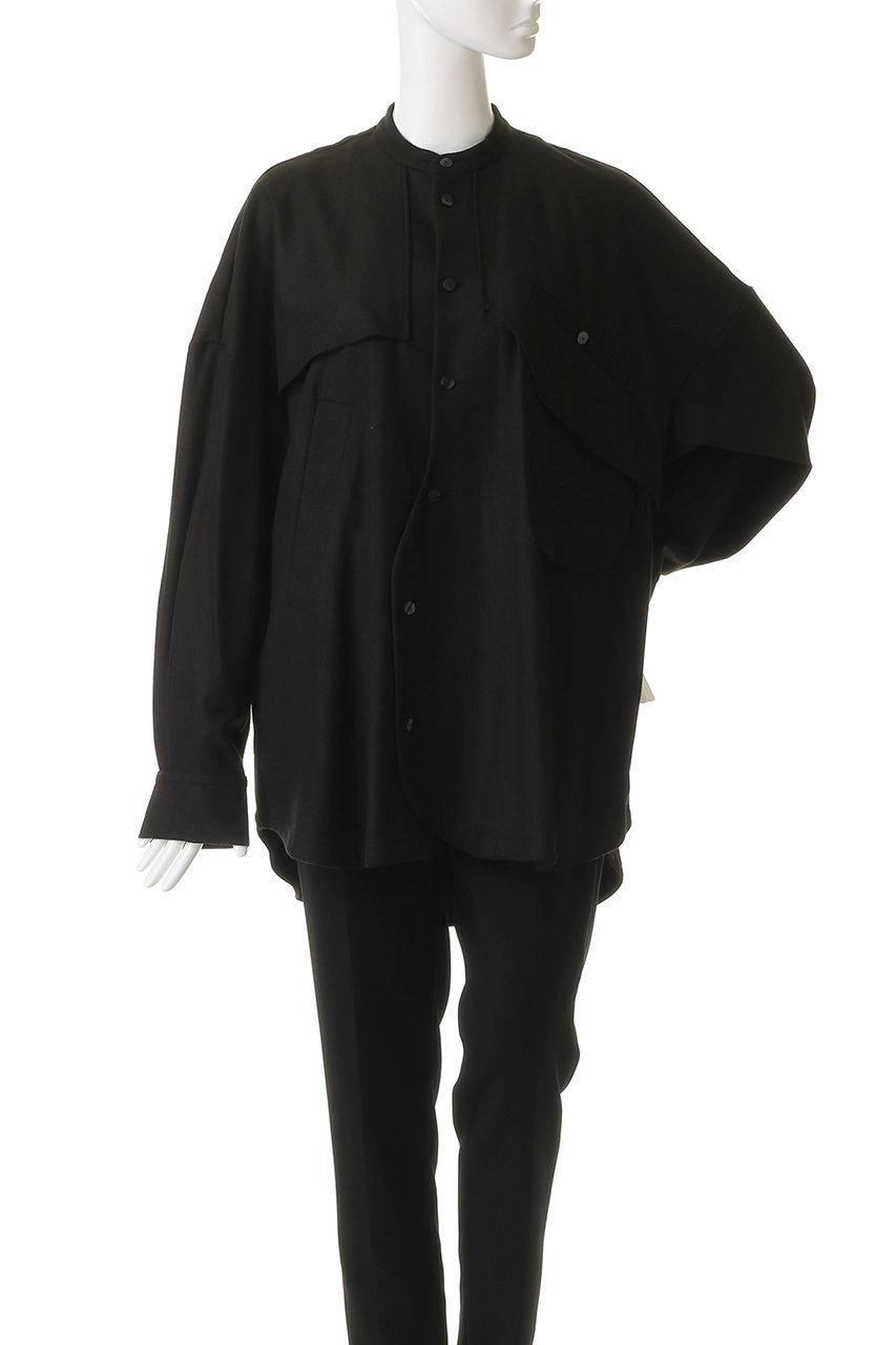 nagonstans(ナゴンスタンス)｜loose shirt/シャツ/Black の通販
