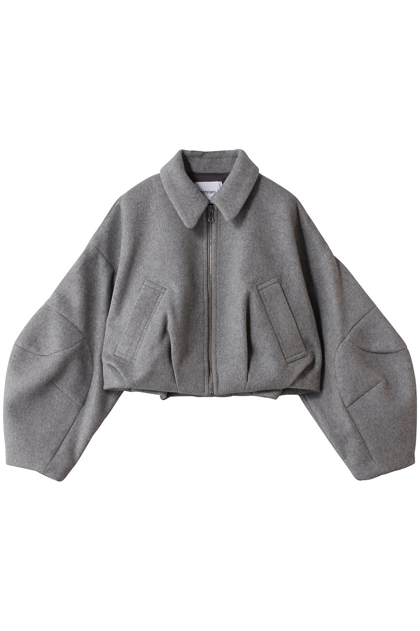 nagonstans round blouson/ブルゾン (Wolf, S) ナゴンスタンス ELLE SHOP
