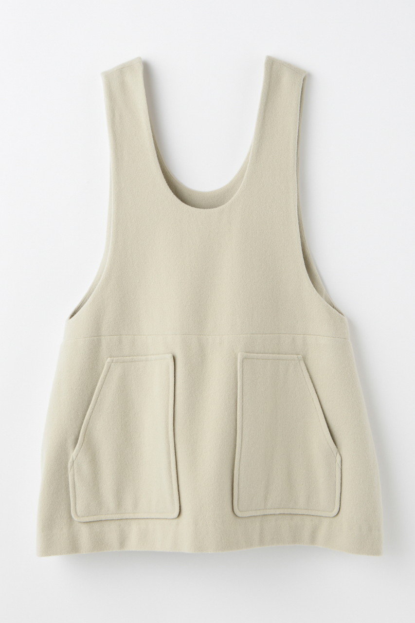 nagonstans mini dress vest/ベスト (Sand, M) ナゴンスタンス ELLE SHOP