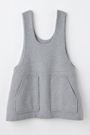 nägonstans べスト nagonstans(ナゴンスタンス)｜asymmetry short vest/ベスト