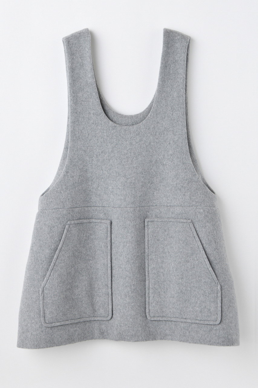 nagonstans mini dress vest/ベスト (Wolf, M) ナゴンスタンス ELLE SHOP