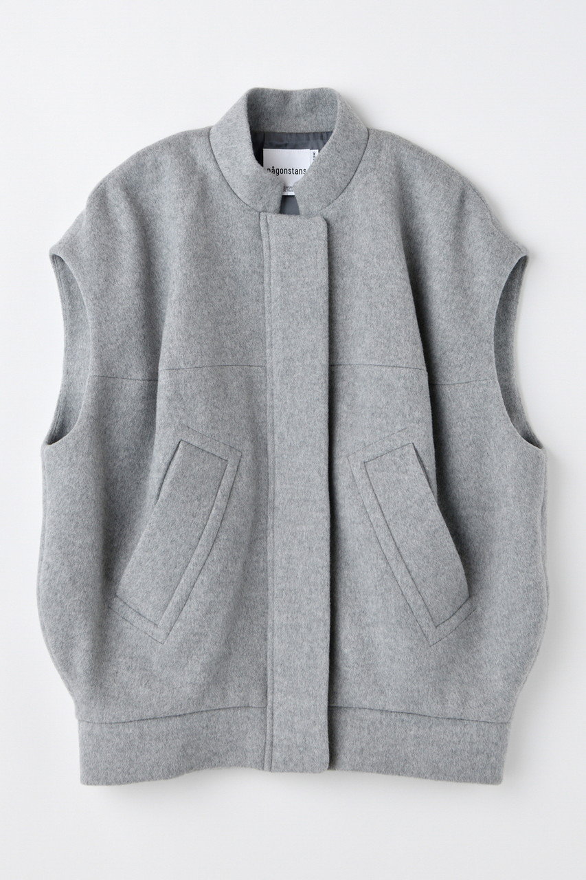 nagonstans ball vest/ベスト (Wolf, M) ナゴンスタンス ELLE SHOP nagonstans ball vest/ベスト (Wolf, M) ナゴンスタンス ELLE SHOP