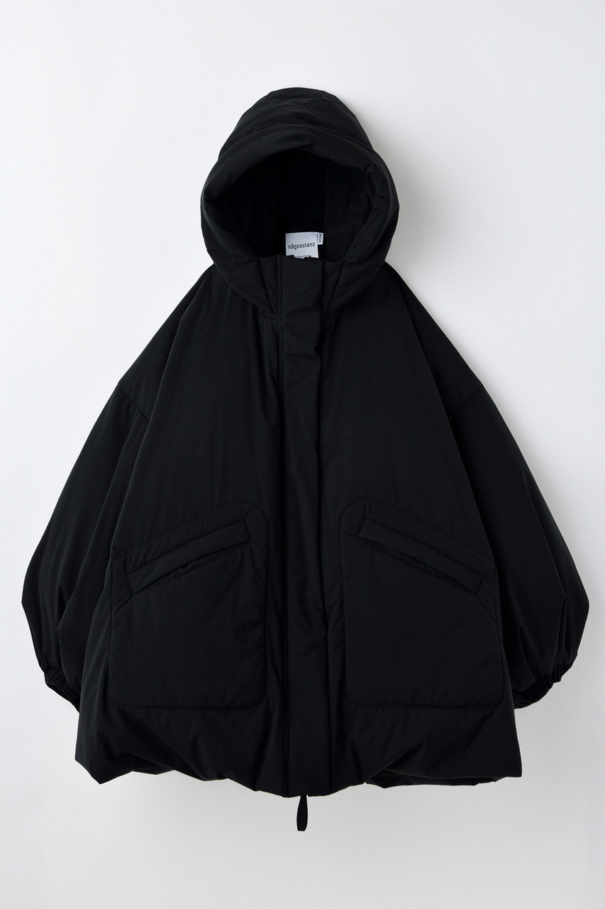 nagonstans wide down jacket (Black, S) ナゴンスタンス ELLE SHOP
