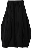 nagonstans(ナゴンスタンス)｜curve skirt/Black の通販｜ELLESHOP