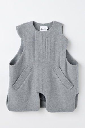 ナゴンスタンス/nagonstansのasymmetry vest(110800/110806)