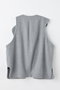 asymmetry vest ナゴンスタンス/nagonstans