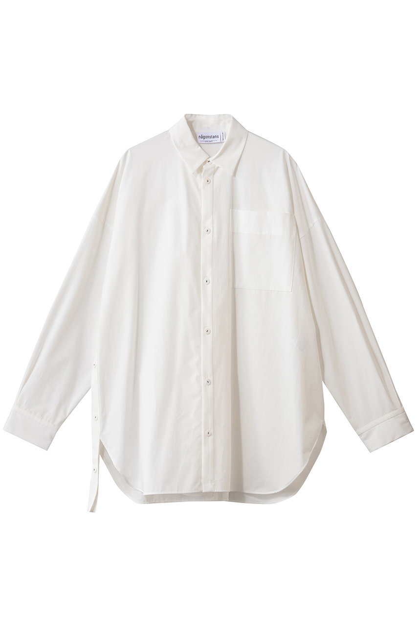 ナゴンスタンス/nagonstansの2way front shirt(Salt/470IA430-1151)