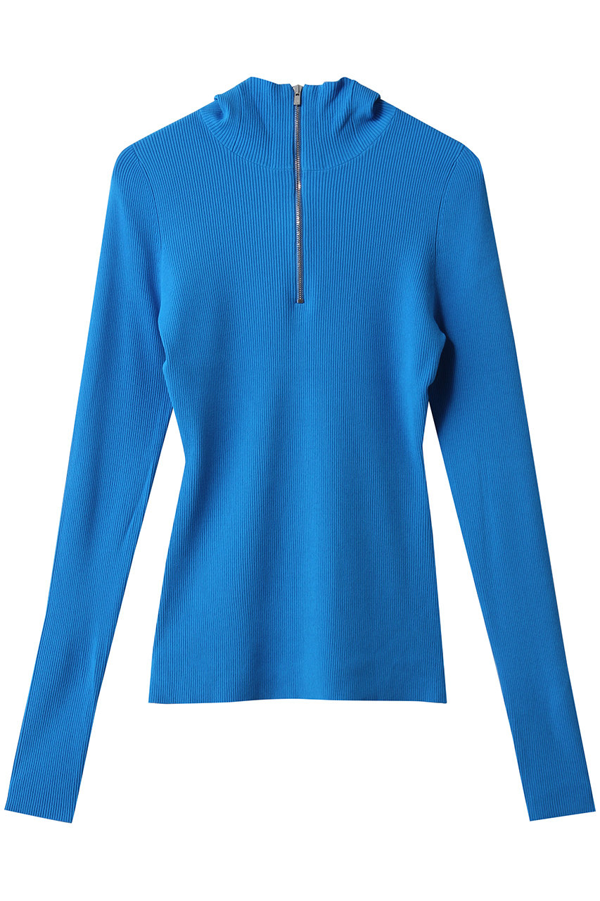 ナゴンスタンス/nagonstansのhigh-neck hooded rib pullover(Sky/470IA170-1431)