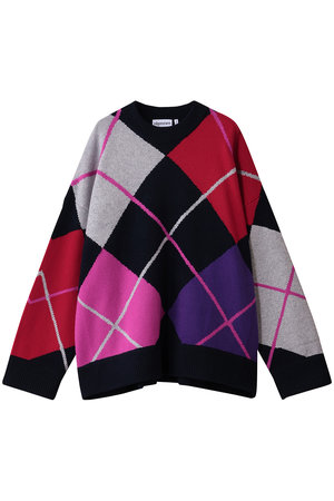ナゴンスタンス/nagonstansのargyle　knit pullover(110300/110301)