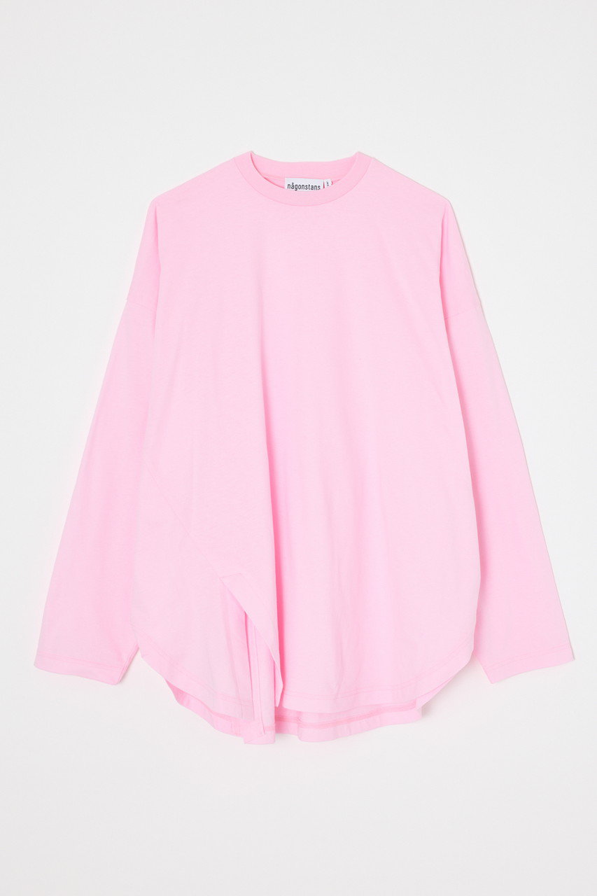 nagonstans circle long-sleeves (Peach, M) ナゴンスタンス ELLE SHOP nagonstans circle long-sleeves (Peach, M) ナゴンスタンス ELLE SHOP