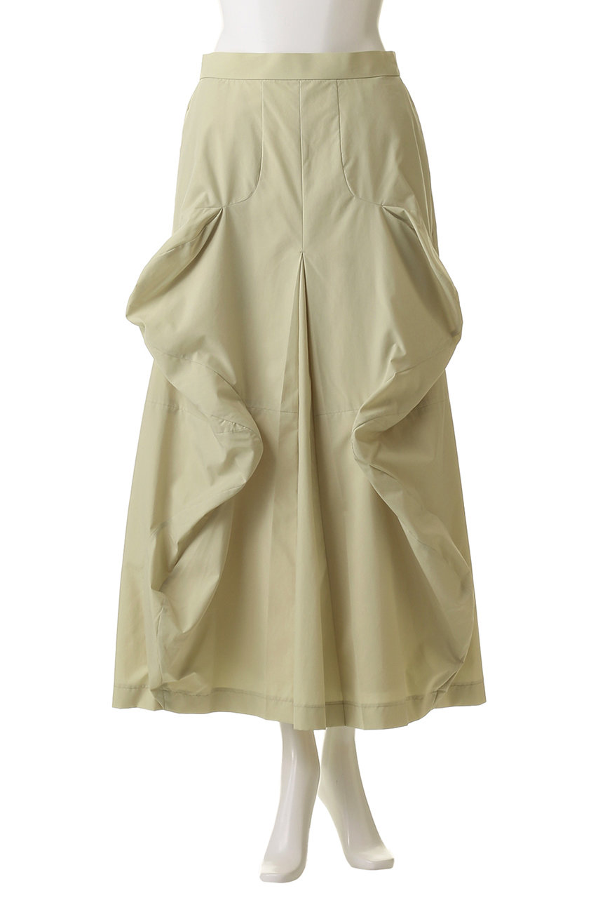 nagonstans(ナゴンスタンス)｜curvy line skirt/Black の通販