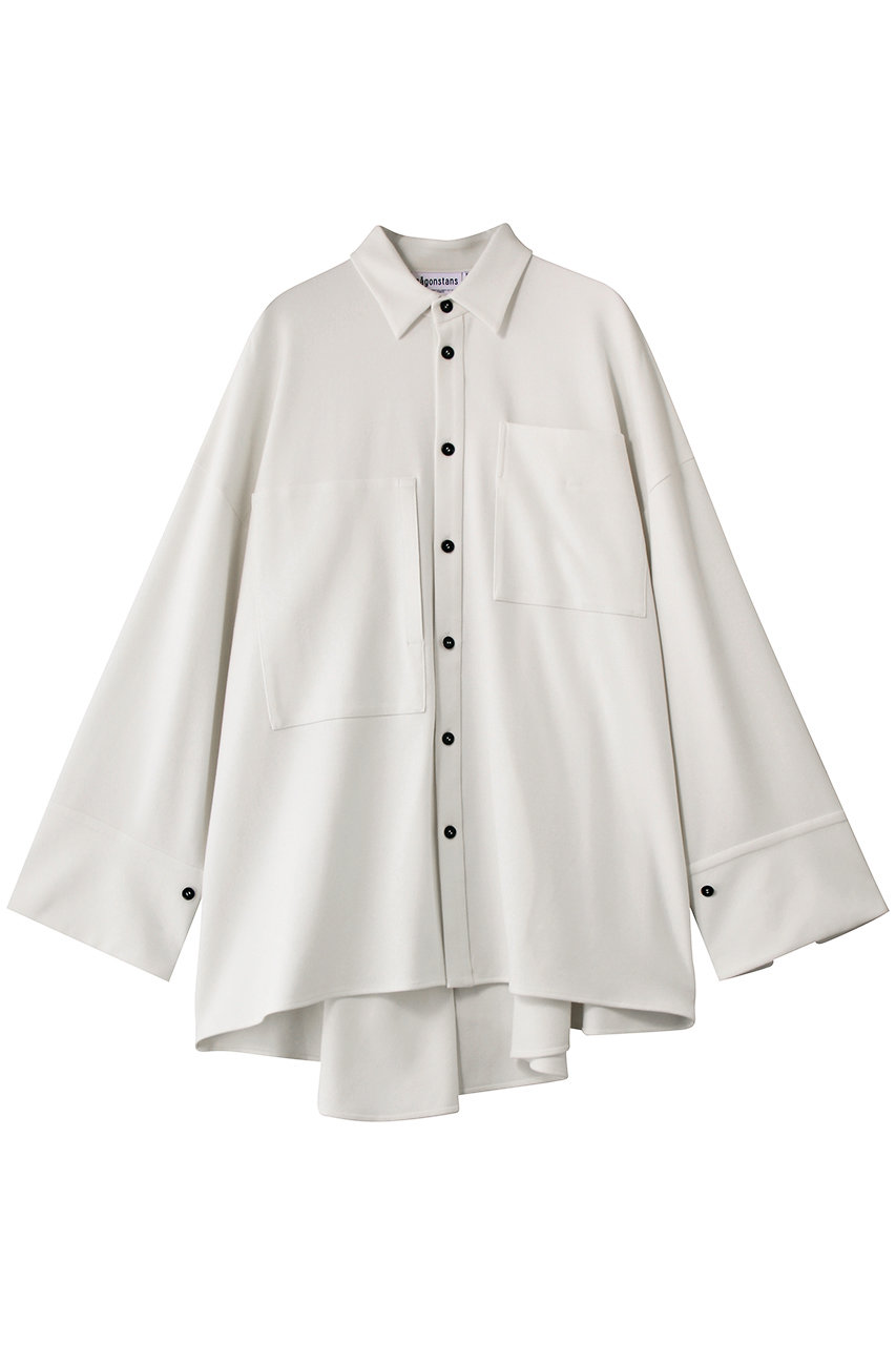 ナゴンスタンス/nagonstansのwide-sleeves shirt(Salt/470JS430-0211)