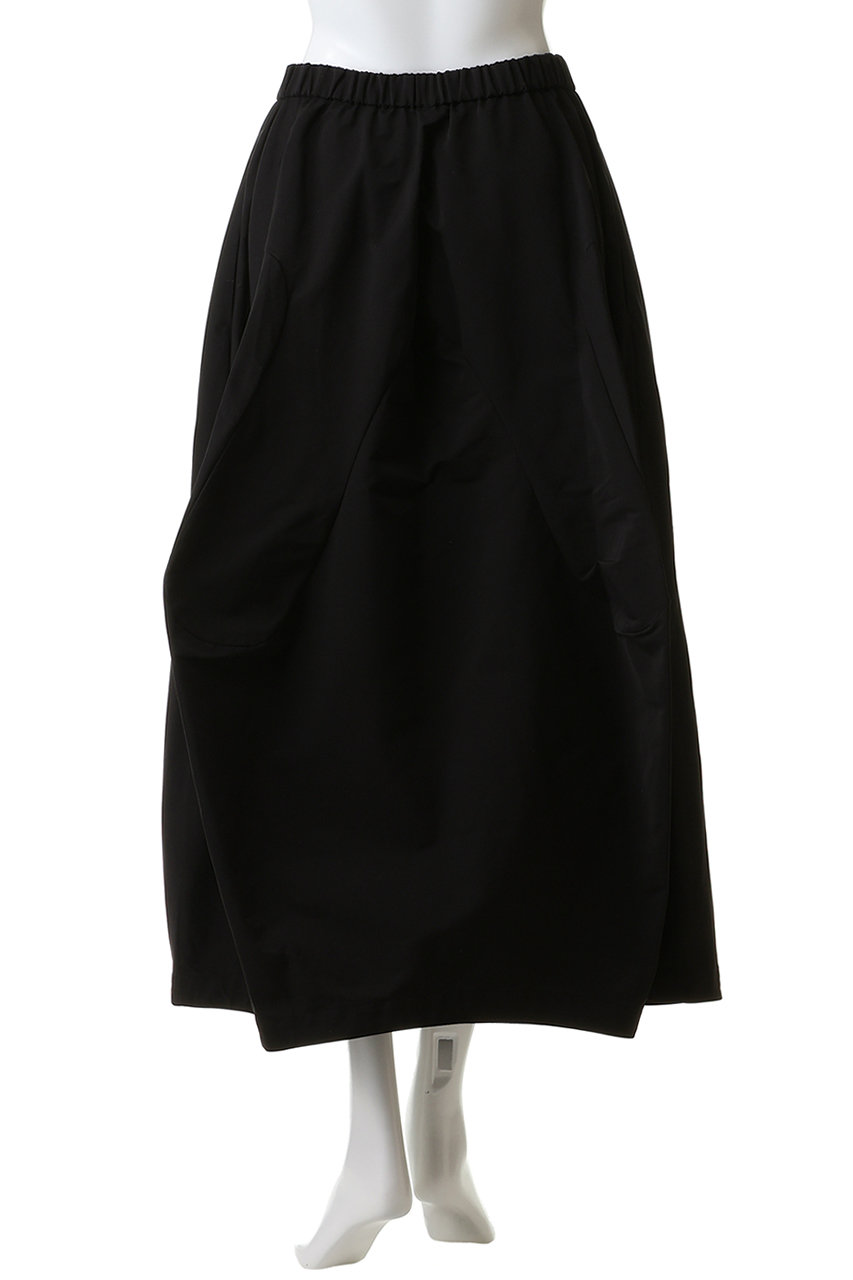 nagonstans(ナゴンスタンス)｜curve volume skirt/Black の通販