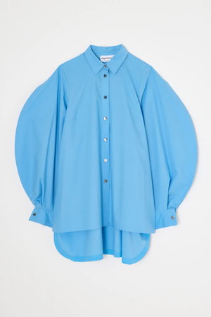 ナゴンスタンス/nagonstansのdiamond-sleeves shirt(110400/110403)