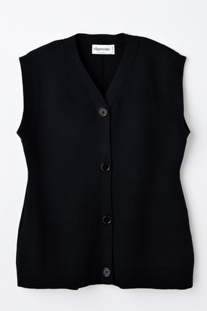 ナゴンスタンス/nagonstansのloose shape vest(110800/110806)