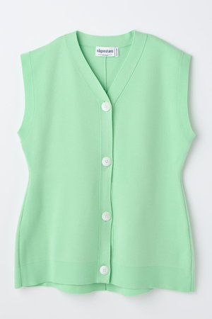 ナゴンスタンス/nagonstansのloose shape vest(110800/110806)