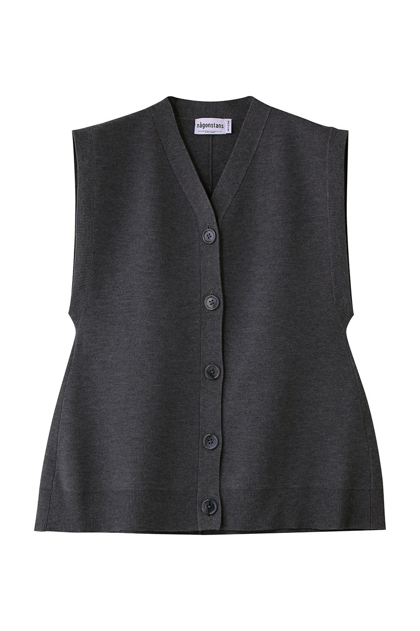 ナゴンスタンス/nagonstansのloose shape vest(Stone/470JS870-0091)