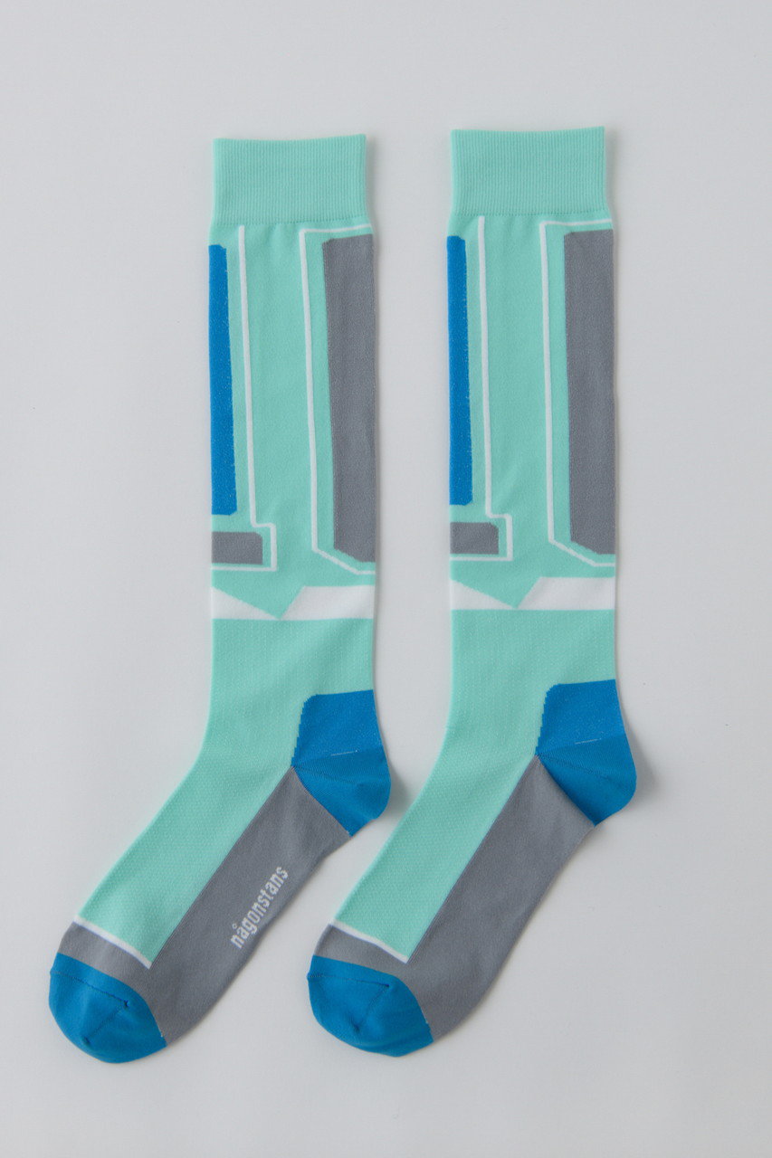 ナゴンスタンス/nagonstansのski socks(Soda/470JS856-0531)
