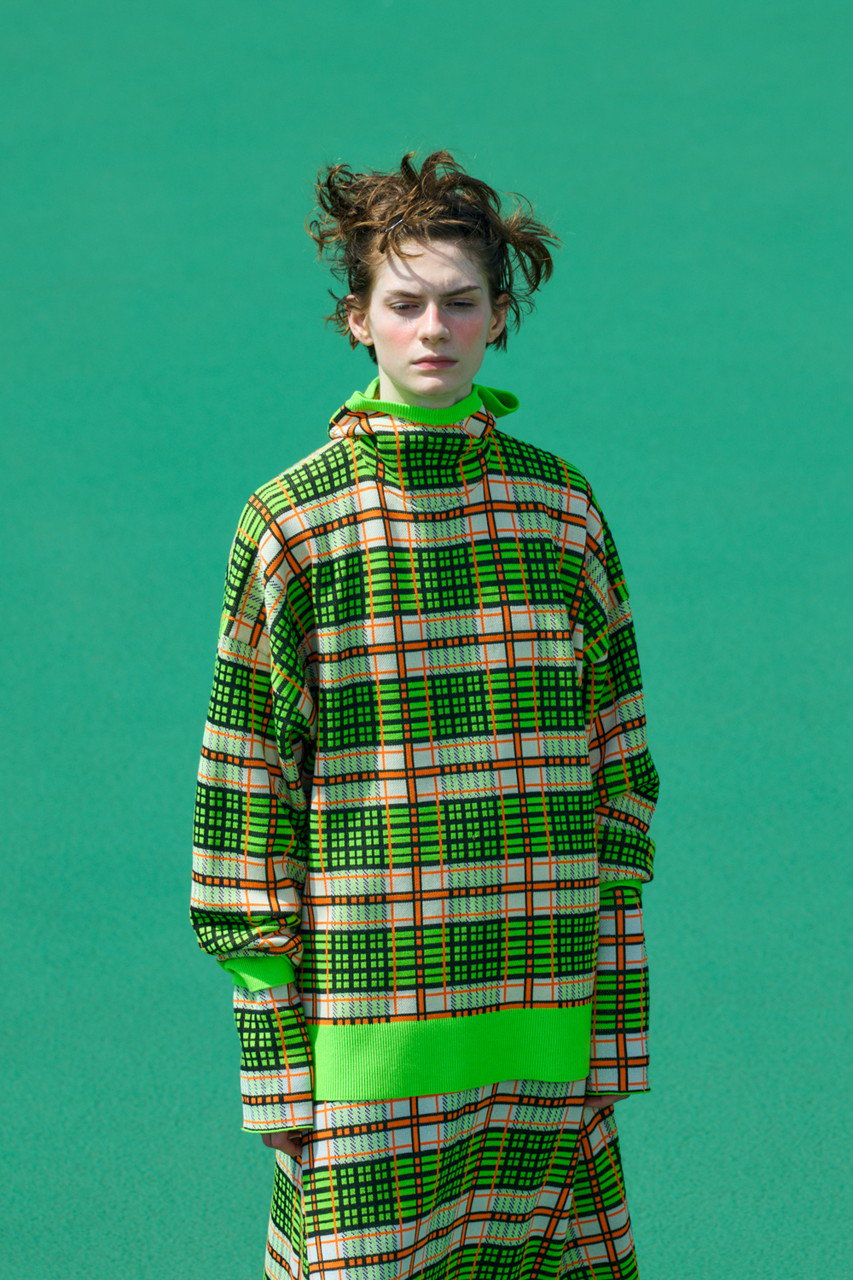 nagonstans(ナゴンスタンス)｜knit parker/Lime の通販｜ELLESHOP