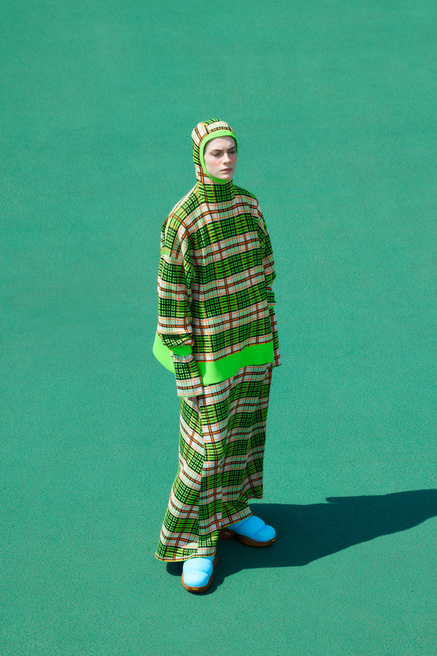 nagonstans(ナゴンスタンス)｜knit parker/Lime の通販｜ELLESHOP