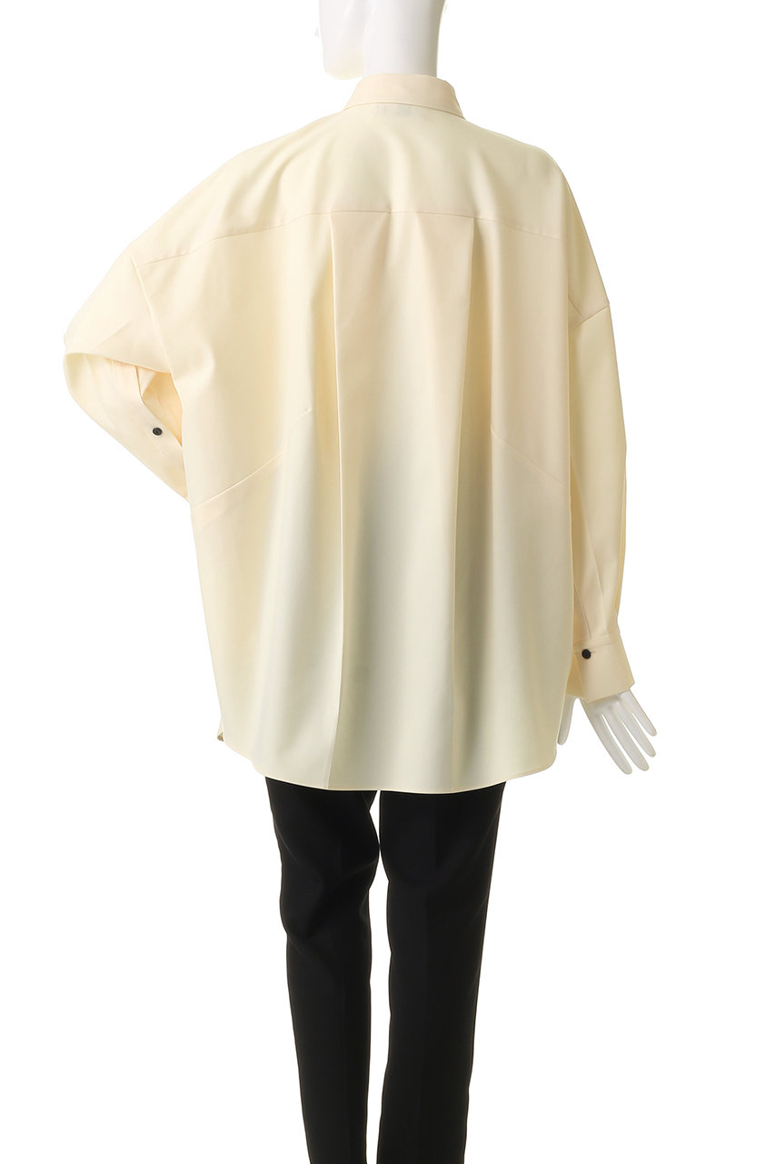 nagonstans(ナゴンスタンス)｜loose center crease shirt/Mushroom の