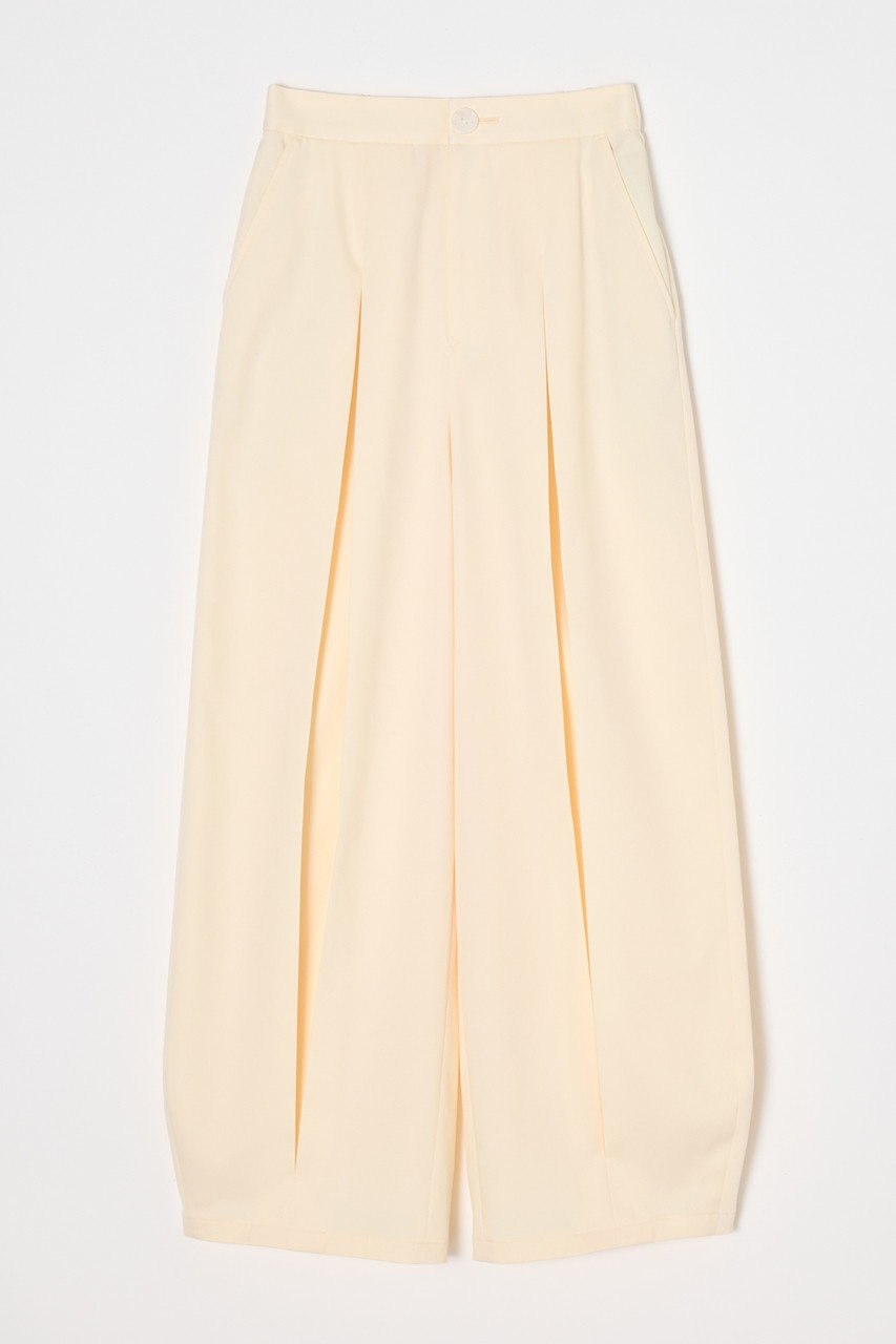 ナゴンスタンス/nagonstansの【1/2 12:00販売開始】tuck wide trousers(Mushroom/470JS831-1761)