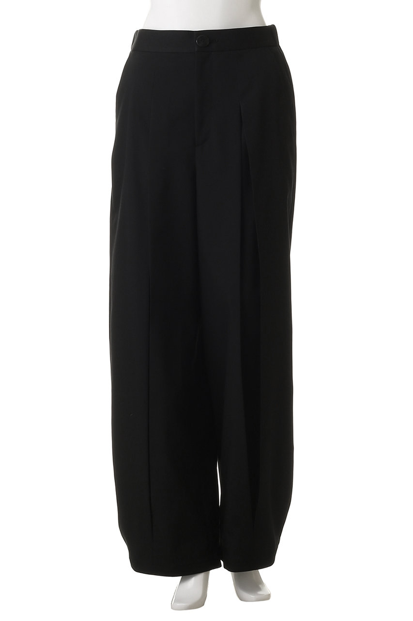 nagonstans(ナゴンスタンス)｜tuck wide trousers/Mushroom の通販