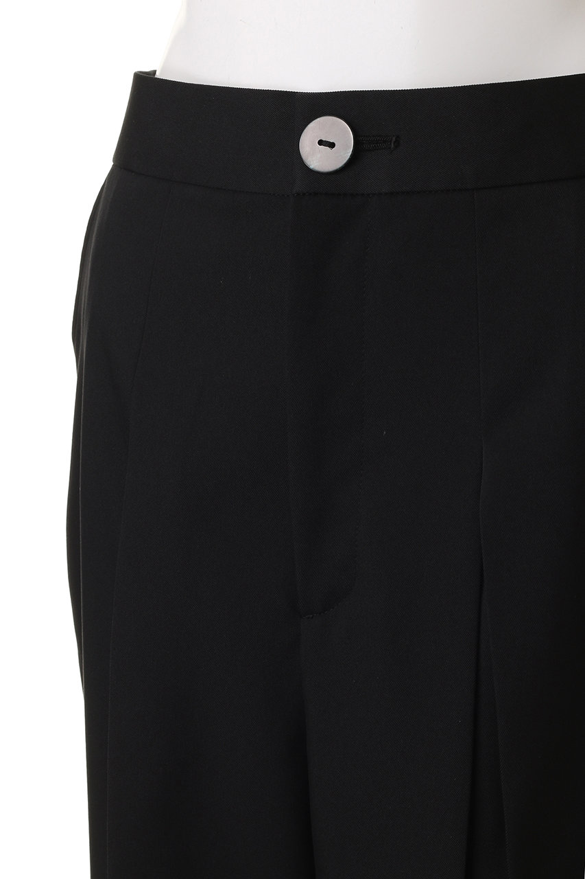 nagonstans(ナゴンスタンス)｜tuck wide trousers/Mushroom の通販