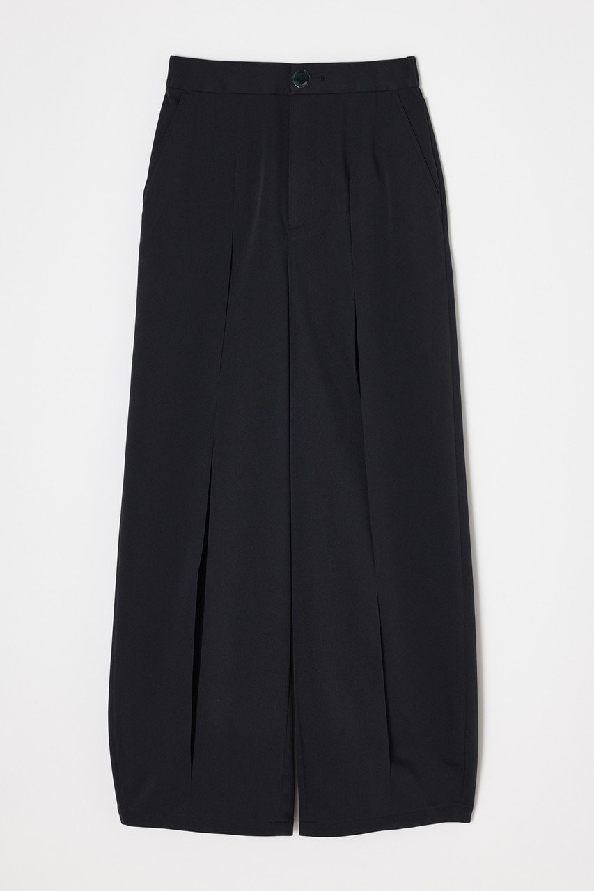 ナゴンスタンス/nagonstansの【1/2 12:00販売開始】tuck wide trousers(Black/470JS831-1761)