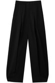 tuck wide trousers