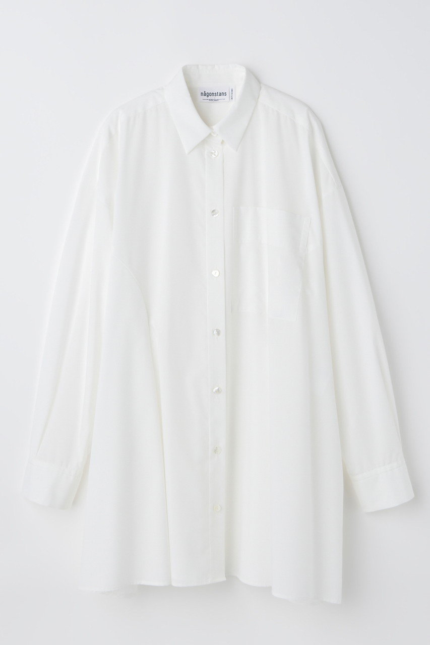ナゴンスタンス/nagonstansの【1/2 12:00販売開始】over flare shirt(Salt/470JS830-0171)