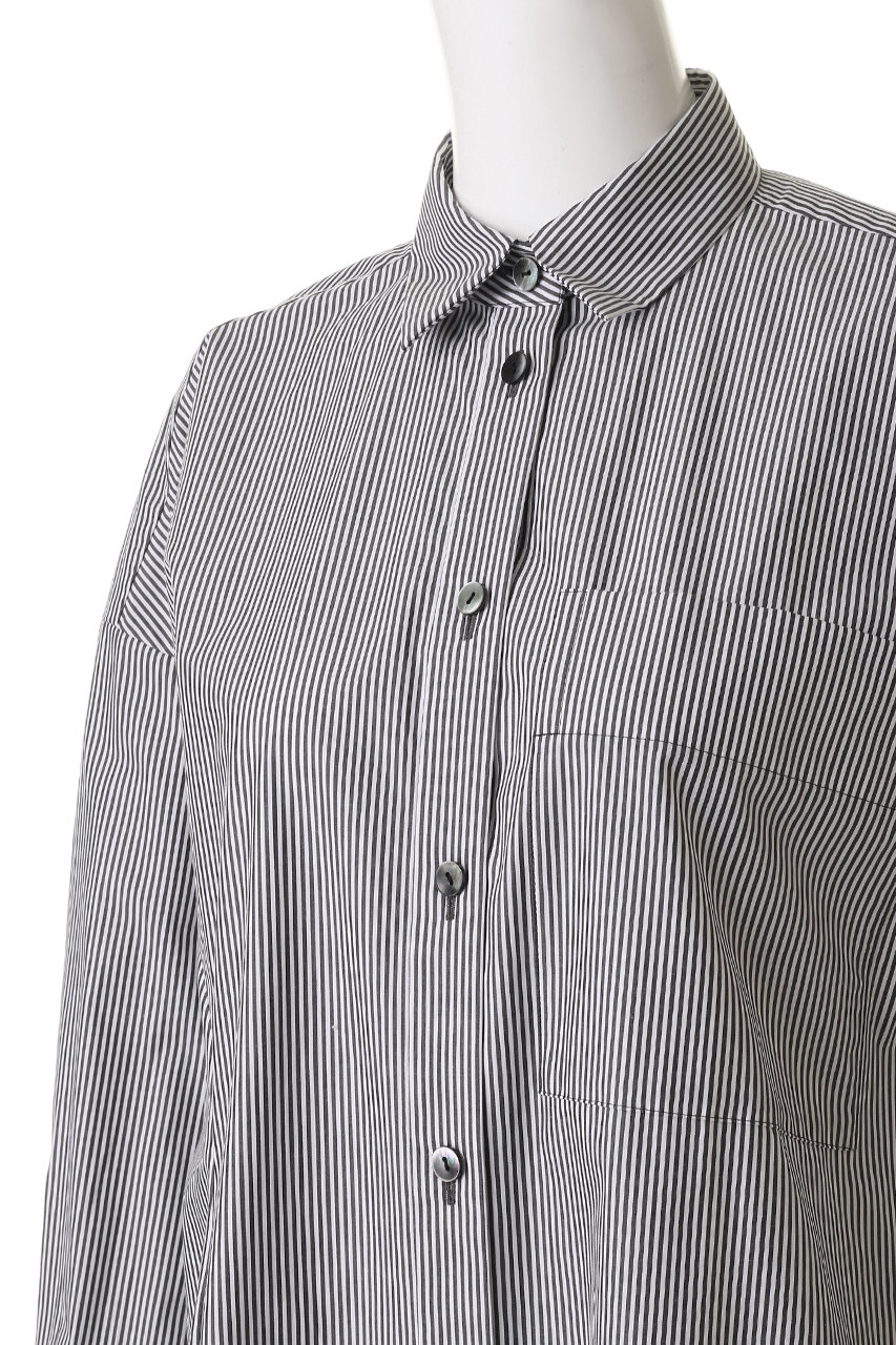 nagonstans(ナゴンスタンス)｜over flare shirt/Black の通販 