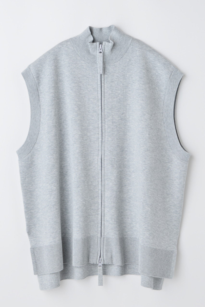 ナゴンスタンス/nagonstansの【1/2 12:00販売開始】zip vest(Wolf/470JS870-0291)