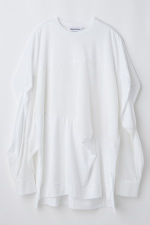ナゴンスタンス/nagonstansの【1/2 12:00販売開始】partly long-sleeves t-shirt(110100/110103)