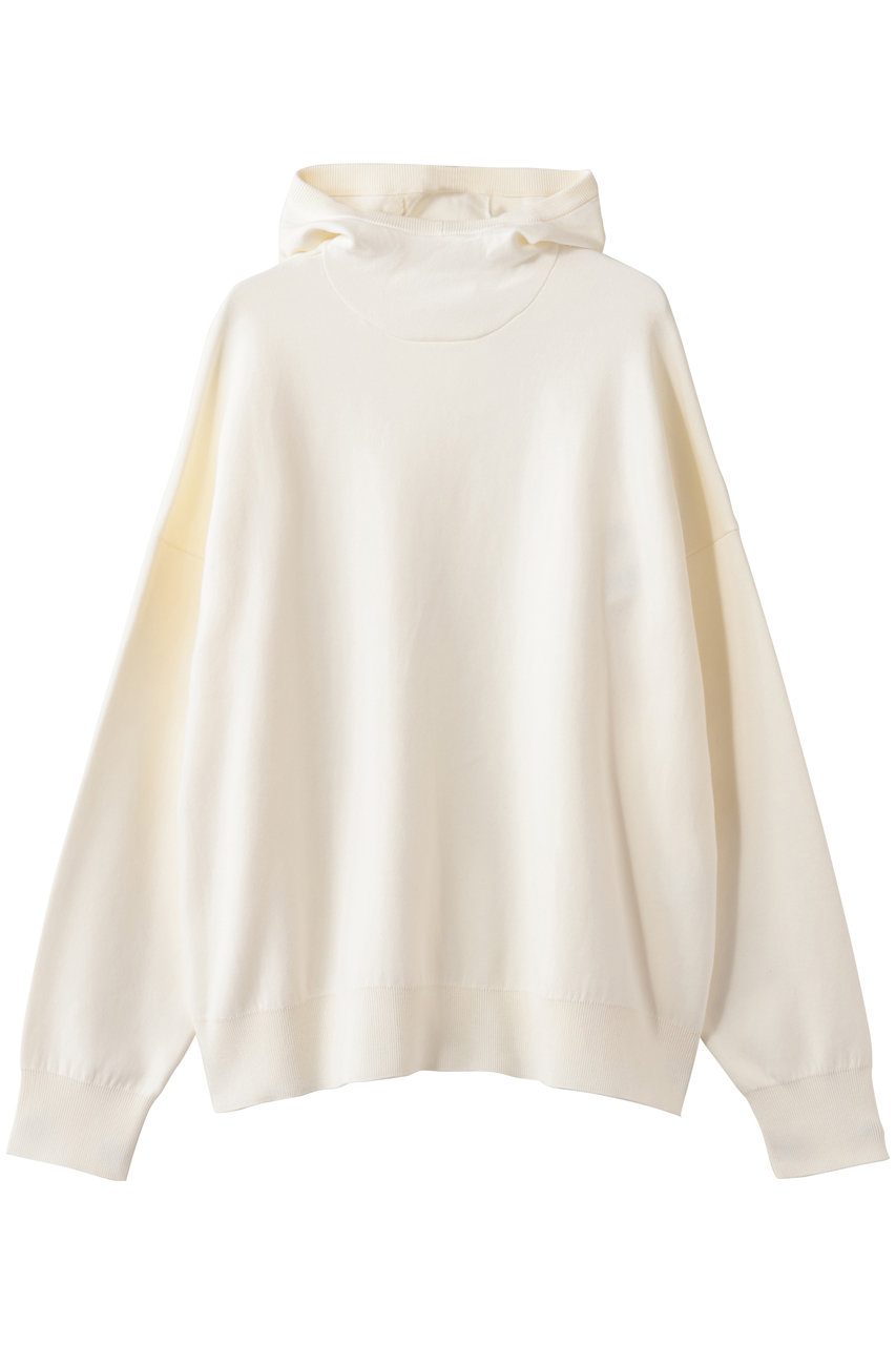 ナゴンスタンス/nagonstansのknit parker(Salt/470JS870-0301)