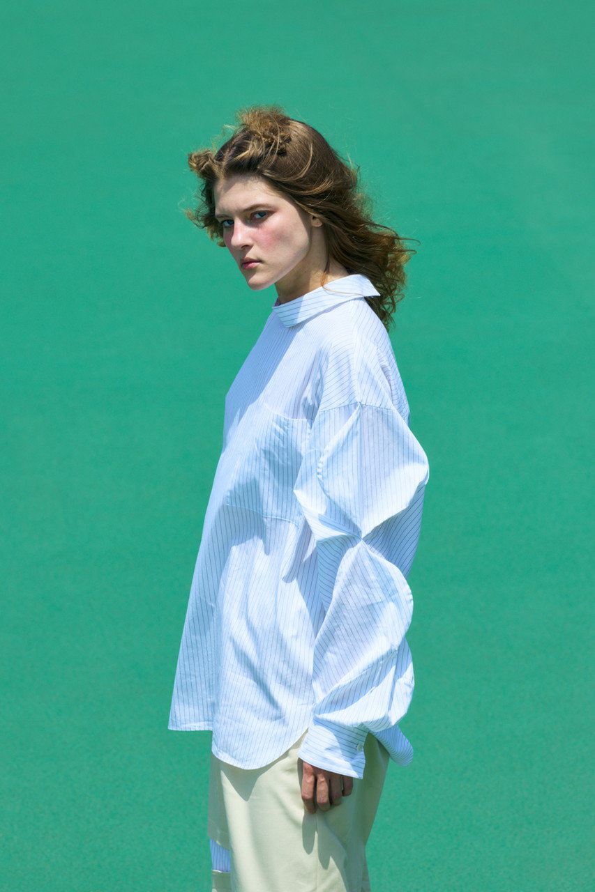 nagonstans(ナゴンスタンス)｜loose bump shirt/Salt の通販｜ELLESHOP